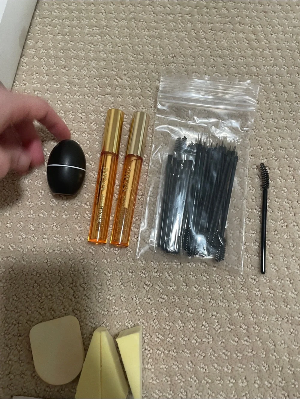 🖤5/$25 makeup Supplies - Black Brush and Makeup Accessories Set spoolies